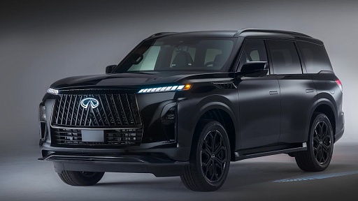 QX80 2026 года получит спортивную отделку с глянцево-черными акцентами