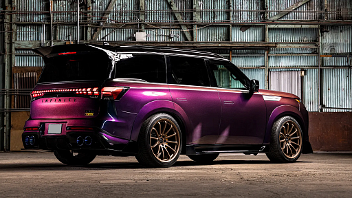 Роскошь и адреналин на выставке SEMA: INFINITI QX80 с двигателем GT-R мощностью 1000 лошадиных сил