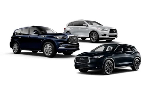 Линейка кроссоверов QX